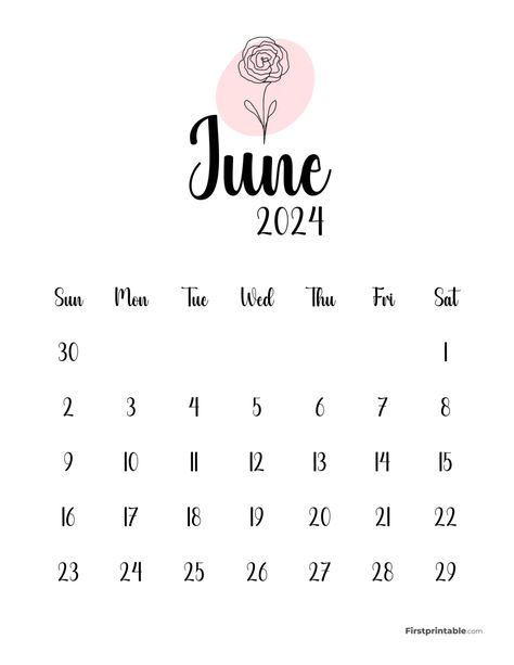 Cute Botanical Calendar June 2024 June Aesthetic Month Calendar 2024, June Calender Aesthetic, June Month Calendar 2024, June Calendar 2024 Aesthetic, June Aesthetic, June Calendar Printable, June Month, June Calendar, Small Calendar