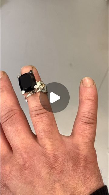 Yasar Aydin on Instagram: "50-50 Black Spinel ring" Black Spinel Ring, Spinel Ring, Black Spinel, Bling Jewelry, Bling Bling, 50 50, 50 %, Ring, On Instagram