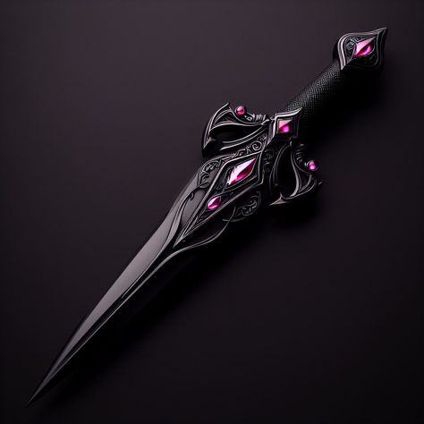 Dagger Designs Ideas, Dagger Aesthetic, Fantasy Knife, Kunai Knife, Fantasy Dagger, Fantasy Blade, Super Powers Art, Pretty Knives, Wolf Spirit Animal