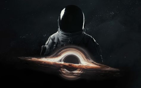 Hole Wallpaper, Black Hole Wallpaper, Desktop Wallpaper Black, 4k Desktop Wallpapers, Astronaut Helmet, 4k Wallpapers For Pc, Astronaut Wallpaper, Astronaut Art, Graph Design