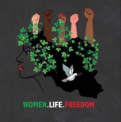 Woman Life Freedom Iran, Women Of Iran, Feminist History, Flamingo Logo, Women In Iran, Woman Life Freedom, Freedom Art, Iran Pictures, Protest Art