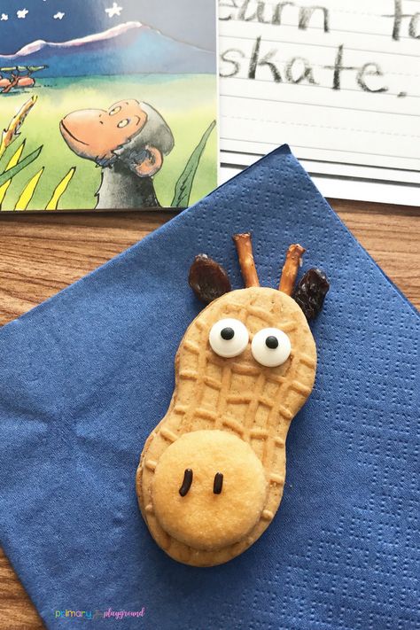 Giraffe snack idea Zoo Animal Snacks For Preschool, Zoo Snacks Preschool, Giraffe Themed Food, Giraffe Party Food, Giraffe Food Ideas, Zoo Snacks For Kids, Zoo Themed Snacks, Giraffe Party Ideas, Safari Party Snacks