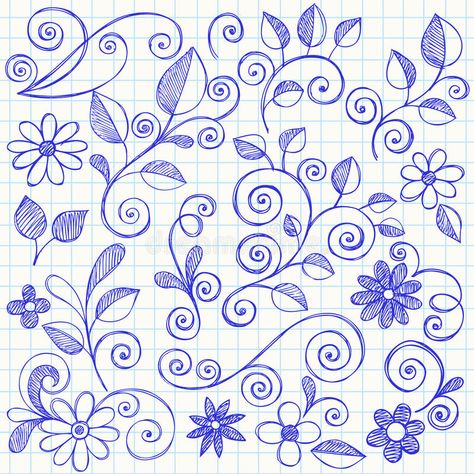 Sketchy Leaves and Vines Notebook Doodles. Hand- Drawn Sketchy Flowers, Leaves, , #SPONSORED, #Doodles, #Hand, #Drawn, #Notebook, #Sketchy #ad Notebook Doodle, Doodle Leaves, Notebook Doodles, Arte Doodle, Doodle Design, Flowers Vector, Doodles Zentangles, Doodle Designs, 자수 디자인