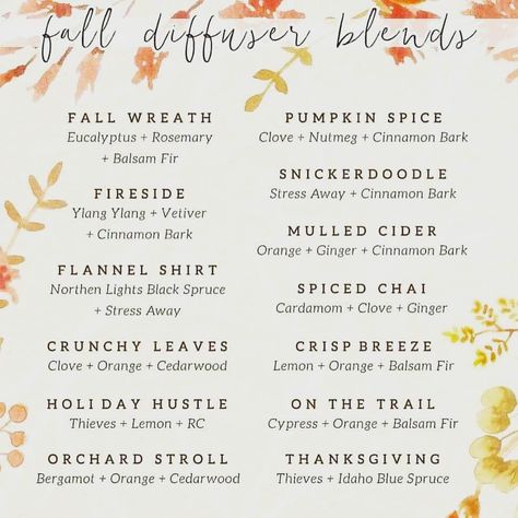 Young Living Diffuser, Fall Essential Oils, Fall Diffuser Blends, Yl Oils, Essential Oil Diffuser Recipes, Oil Diffuser Recipes, Yl Essential Oils, Essential Oil Blends Recipes, Diffuser Blend