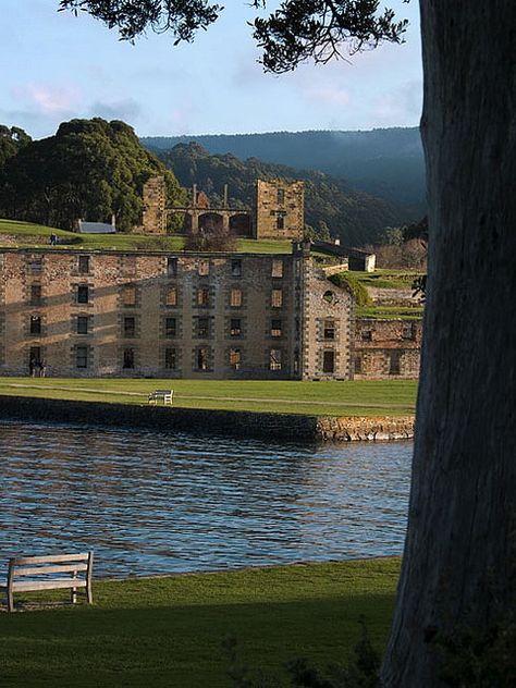 Port Arthur, Tasmania Tasmania Aesthetic, Port Arthur Tasmania, Tasmania Road Trip, Dream House Aesthetic, Dreamy Places, Hobart Tasmania, Port Arthur, House Aesthetic, Tasmania Australia