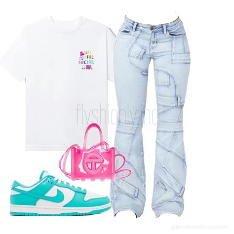 Cute Highschool Outfits, Dunks Outfit, Teen Swag Outfits, Cute Birthday Outfits, Fasion Outfits, Stylish Summer Outfits, Cute Lazy Day Outfits, Casual School Outfits, Swag Outfits For Girls