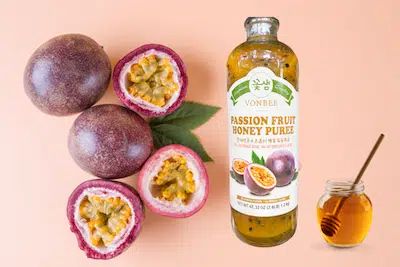 Vonbee Passion Fruit Honey Puree at Costco | CostContessa Passion Fruit Honey Puree Recipes, Costco Finds, Deli Food, Honey Tea, Fruit Puree, Vegan And Gluten Free, How To Make Drinks, Honey Recipes, Pureed Food Recipes