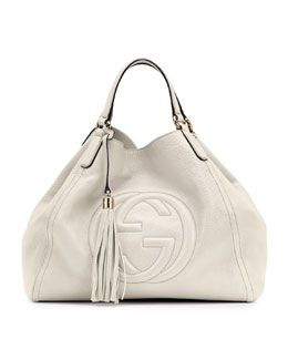 White Gucci Bag, Gucci Soho Bag, Gucci Outlet, Handbag Gucci, Gucci Soho, Bags Online Shopping, Gucci Purses, Cheap Designer Handbags, Chanel Tote