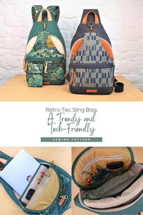 Rucksack Sewing Pattern, Sling Bag Diy Free Pattern, Free Backpack Patterns To Sew, Free Crossbody Bag Sewing Pattern, Sling Backpack Pattern Free, Free Sling Bag Patterns To Sew, Free Backpack Sewing Pattern, Diy Sling Bag Pattern, Backpack Pattern Free