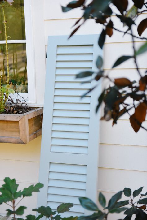 Blue Bahama Shutters, Coastal Shutters Exterior, Southern Coastal Homes Exterior, Bahama Shutters Exterior, White House Blue Shutters, Key West Style Homes Exterior, Exterior Shutters Ideas, Shutters Colors, Shutters Brick House