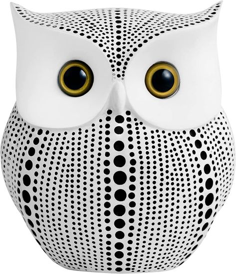 Living Room, Office Bedroom, Kitchen Laundry, House, Apartment, Dorm, Bar, APPS2Car Little Crafted Buhos Decoration for Shelf Table Decor, BFF Gifts for Owls Lovers (White) Face Decor, Statue For Home Decor, Owl Statue, Tv Stand Decor, Modern Birds, Owl Ornament, Owl Decor, Family Room Decorating, Home Decor Accents