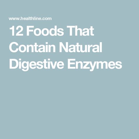 12 Foods That Contain Natural Digestive Enzymes Irritable Bowel Disease, Mineral Nutrition, Fermented Milk, Fermented Cabbage, Fermented Vegetables, Help Digestion, Digestion Process, Healthy Digestive System, Healthy Bacteria