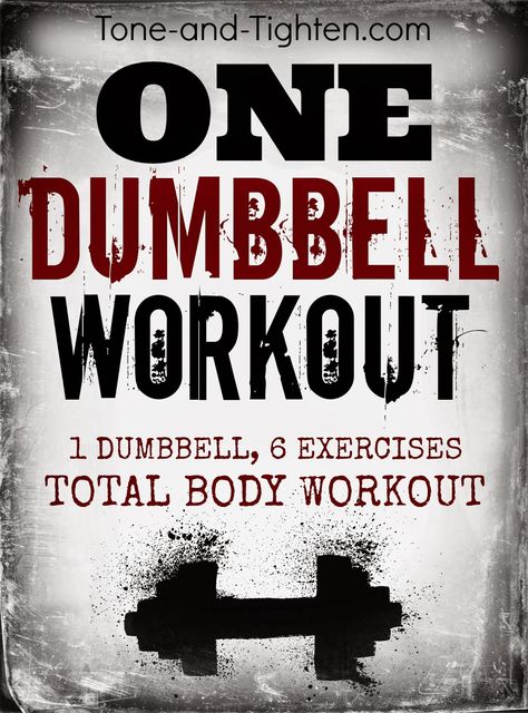 At-Home Total Body Workout that only uses one dumbbell! This was a good one! One Dumbbell Workout, At Home Total Body Workout, Workout Bauch, Fit Girl Motivation, Total Body Workout, Dumbbell Workout, I Work Out, Total Body, Weights Workout