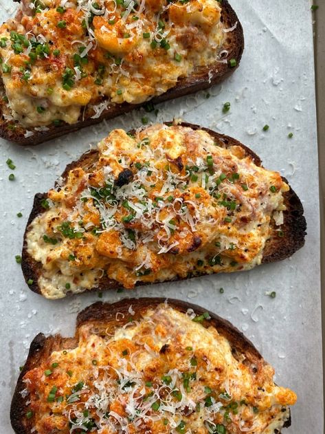 Cauliflower Toast Recipe, Ina Garten Recipe, Best Ina Garten Recipes, Making Grilled Cheese, Ina Garten Recipes, Think Food, Toast Recipes, Yummy Breakfast, Us Foods