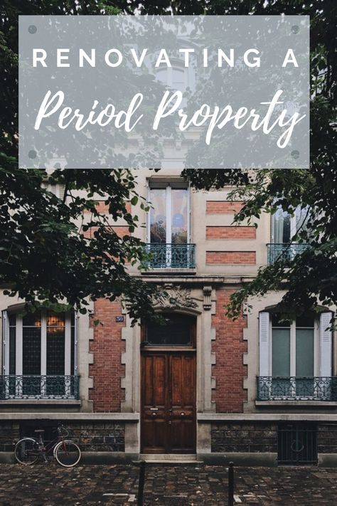 4 good ideas to renovate a period property. MemeandHarri.com shares interiors inspirations for restoring period properties yet keeping them in their former splendour. Period Property Interiors, House Renos, Property Renovation, House Restoration, Period Property, Old Home, Good Ideas, Remodels, Home Reno