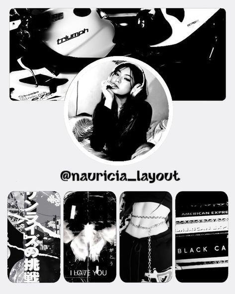 Black Layout Facebook Highlights, Grp Port With Layout, Grp Layout, Facebook Featured Photos, Grp Port, Facebook Layout, Facebook Features, Cindy Kimberly, Photo Layouts