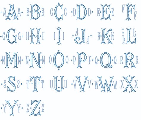 Fancy Monogram Letters, Monogram Fonts Alphabet, Vintage Monogram Letters, Monogram Fonts Initials, Embroidery Fonts Free, Script Monogram Font, Letter B Monogram, Letter A Monogram, Free Monogram Fonts