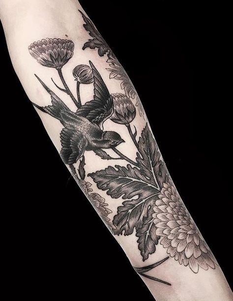 Fabian Grezyn flower tattoo Line Tattoo Arm, Tattoo Board, Map Tattoos, Inner Forearm, Beautiful Tattoo, Tattoo Arm, Body Modification, Hot Tattoos, Birds Tattoo