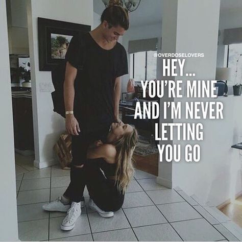 Hey You're Mine And I'm Never Letting You Go love love quotes quotes quote love sayings love image quotes love quotes with pics love quotes with images love quotes for tumblr love quotes for facebook couple love quotes Jay Alvarrez, Alexis Ren, Goals Pictures, Boyfriend Goals, Relationship Goals Pictures, The Perfect Guy, Photo Couple, Cute Relationship Goals, Future Boyfriend