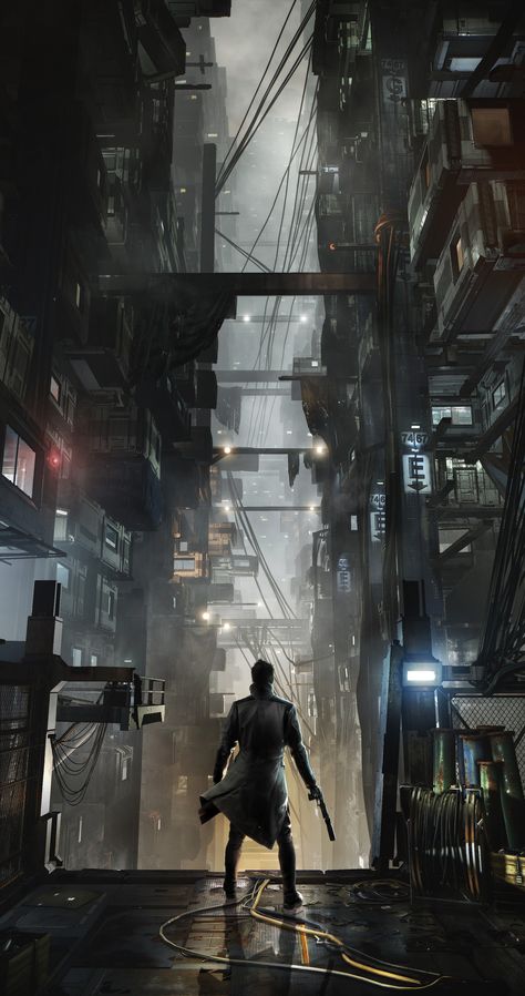 man with pistol game digital wallpaper Deus Ex: Mankind Divided Adam Jensen #cyberpunk video games #futuristic #4K #wallpaper #hdwallpaper #desktop Ex Wallpaper, Deus Ex Mankind Divided, Ville Cyberpunk, Art Cyberpunk, Sci Fi City, Sci Fi Environment, Wallpaper Retro, New Retro Wave, Cyberpunk Aesthetic