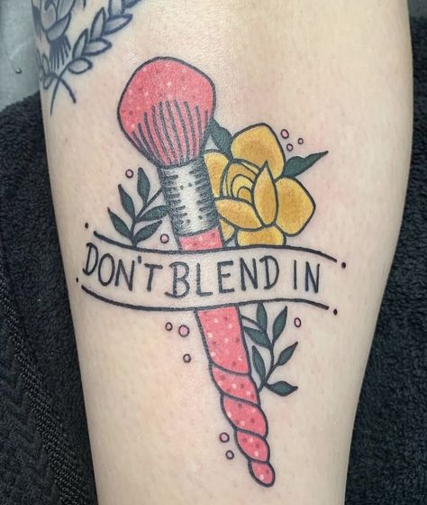 Cosmetologist Tattoo, Cosmetology Tattoos, Hairdresser Tattoos, Hairstylist Tattoos, Dream Tattoos, Cosmetology, I Tattoo, Hair Stylist, Tattoo Designs