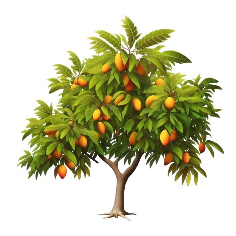 Mango Tree Images, Mango Png, Tree Vector Png, Plant Cartoon, Cartoon Trees, Fruits Images, Tree Clipart, Vector Trees, Mango Tree