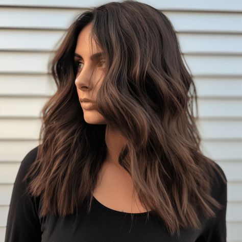 87 Layered Haircuts and Hairstyles for Long Hair Gentle Layers Long Hair, Really Long Layered Haircuts, Defined Layers Long Hair, Haïr Cut 2024 Long Layers, Haircuts For Long Hair With Layers 2024, Long Layers Haircut, Layers Haircut, Choppy Cut, Shaggy Long Hair