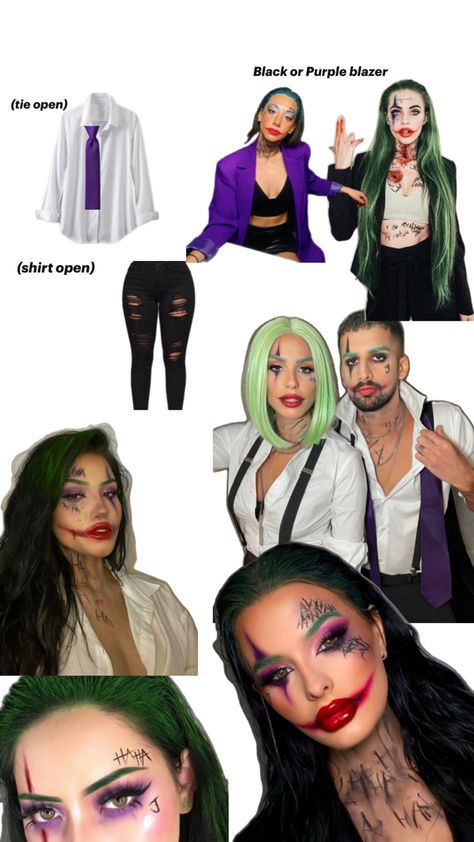 Joker Costume Ideas, Joker Halloween Costume, Joker Halloween, Joker Costume, Casino Party Decorations, Duo Halloween Costumes, Casino Party, Halloween Costume Ideas, Halloween Outfits