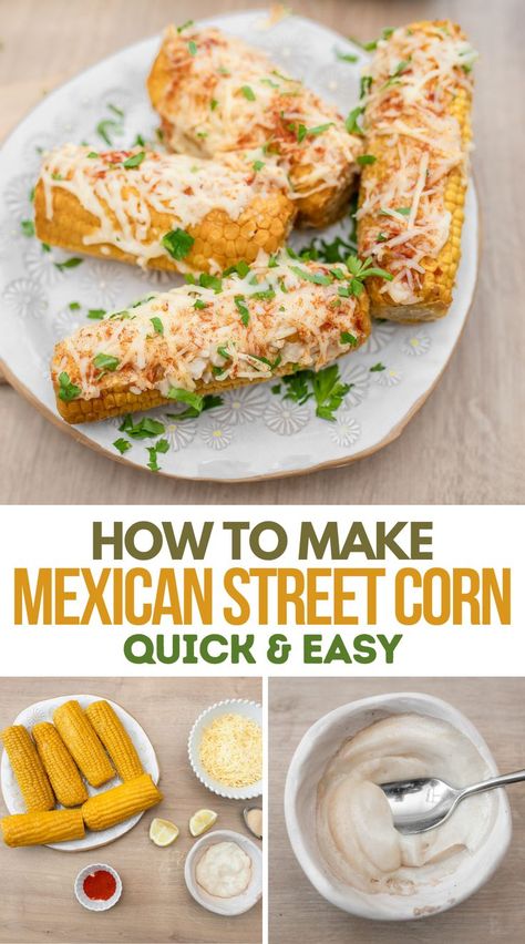 mexican street corn recipe Elote Recipe Authentic, Authentic Mexican Street Corn, Corn Elote Recipe, Mexican Street Corn Elote, Corn Elote, Prep Snacks, Elote Recipe, Street Corn Recipe, Meal Prep Snacks