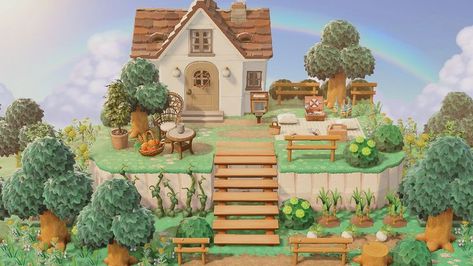 Happy Home Paradise, Cottagecore Animal Crossing, Animal Crossing Wild World, Deco Nature, Animal Crossing Villagers, Garden Animals, New Animal Crossing, Island Ideas, Animal Crossing Game