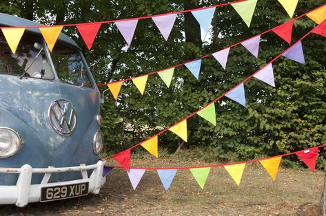 The Cotton Bunting Company | Storefront | notonthehighstreet.com Outdoor Bunting, Barbeque Party, British Gifts, Rainbow Bunting, Colours Of The Rainbow, Party Deco, Party Bunting, Fabric Bunting, Party Summer