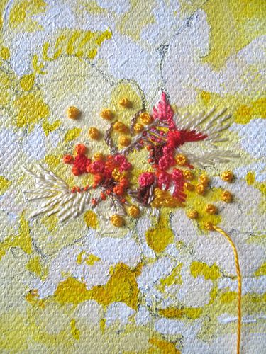 Embroidered Painting, Art Knitting, Embroidered Photo, Abstract Embroidery, Textil Design, Contemporary Embroidery, Embroidery Hand, Embroidered Art, Stitch Art