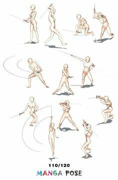 Weapon Fighting Poses Manga Pose, Drawing Models, Base Anime, Tutorial Drawing, Manga Poses, Drawing Manga, Action Pose Reference, Anatomy Poses, Body Pose Drawing