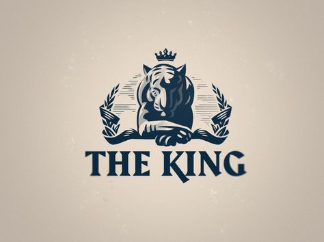 The King by Nick Molokovich on Dribbble Nick Molokovich, Logo Design Drawing, Retro Packaging, Startup Branding, Startup Logo, Craft Logo, King Design, Greeting Card Illustration, Sport Logo