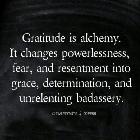 Gratitude is alchemy, It changes powerlessness, fear, and resentment into grace, determination and unrelenting bad assery! Spirit Symbols, Light Warrior, Celestial Witch, Goddess Magic, Vision Boarding, Spiritual Realm, Creativity Inspiration, Magic Quotes, Manifestation Miracle