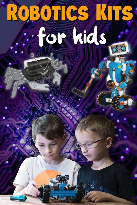 Robots for Kids - Robotics is a growing industry with new developments happening at a fast pace. How can you get your kids interested in robotics? We’ve gathered some of the best robot kits for kids to get started with robotics. Whether your little one is a beginner or an aspiring engineer, we have got you covered. These kits are fun, but they’re far more than just robot toys! Join us at STEMtropolis.com for fun robots and technology for kids (and adults can have some fun too!) Robotics For Beginners, Stem Robotics, Robotics Club, Robotic Toys, Robotics Projects, Robot Kits, Stem Science, Robot Toy, Stem Toys