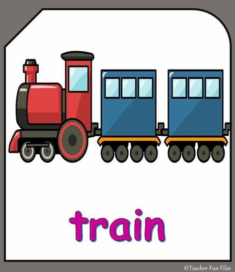 Balloon Train, Transportation Flashcards, Teacher Fun Files, Transportation Preschool Activities, Teacher Files, Transportation Preschool, Classroom Decor High School, Early Childhood Learning, Kids Worksheets Preschool