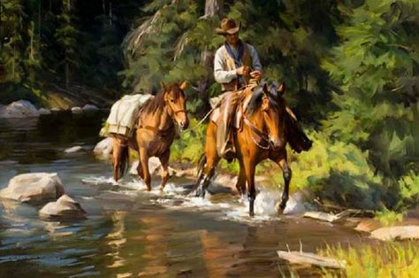 Cowboy Artists, Western Paintings, West Art, Horse Ranch, Cowboy Art, Appaloosa, Art Instagram, Western Art, Horse Rider