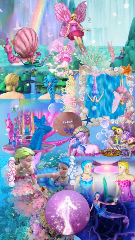 #barbieaesthetic #barbie #barbiemovies #fairytopia #mermaidia #elina #nori #bibbleslays Fairytopia Mermaidia, Mermaid Birthday Cakes, Princess Kitty, Barbie Fairytopia, Life Hacks Beauty, Im A Barbie Girl, Barbie Princess, Barbie Movies, Mermaid Birthday