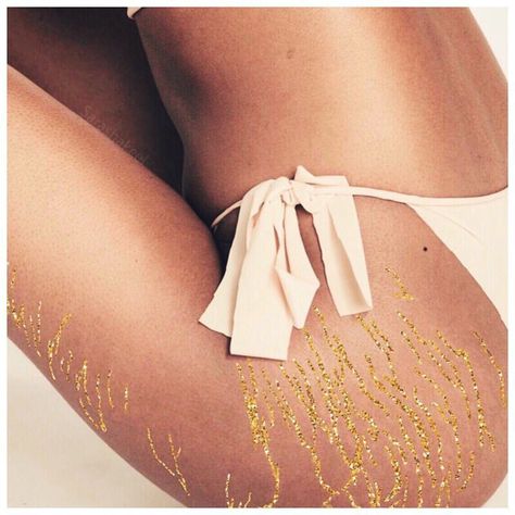 Bronze skin + goddess marks ✨ #womensmonth #realstagram Stretch Mark Removal, Fetal Development, Body Photography, Body Love, Body Image, Baby Size, Body Positivity, Gold Glitter, Body Art