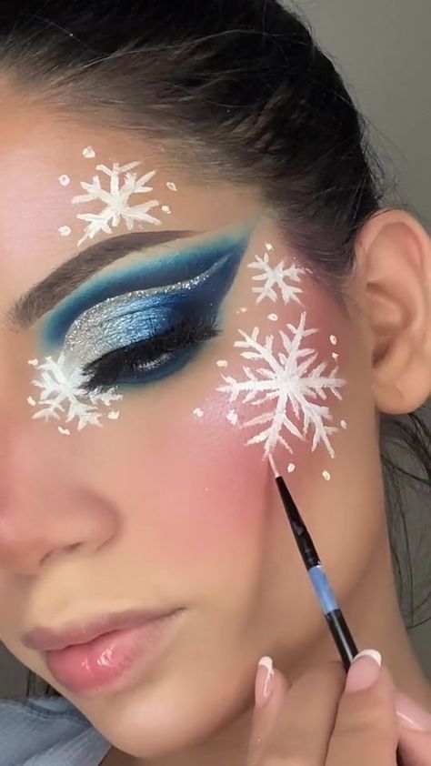 Find 'snow queen makeup' on TikTok | TikTok Search Ice Costume Makeup, Ice Queen Face Paint, Halloween Elsa Makeup, Ice Skater Makeup, Ice Queen Halloween Makeup, Ice Princess Face Paint, Nut Cracker Makeup, Snow Queen Makeup Halloween, Ice Halloween Makeup