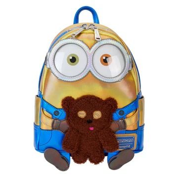 Loungefly Mini Backpacks – Page 3 – Grotto Treasures Minion Backpack, Hercules Muses, New York Knicks Logo, Disney Princess Books, Beatles Sgt Pepper, Chicago Bulls Logo, Minions Bob, Jurassic Park Logo, Princess Book