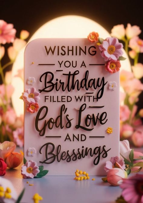 Birthday Blessings Christian, Christian Happy Birthday Wishes, Happy Birthday Religious, Blessed Birthday Wishes, Religious Birthday Wishes, Christian Birthday Wishes, Wishes For Mom, Happy Birthday Wishes Pics, Birthday Wishes Pics