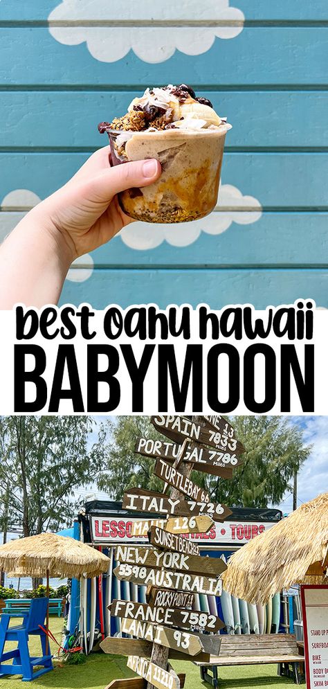 Oahu Hawaii With Kids, Oahu Babymoon, Babymoon Outfits, Hawaii Babymoon, Oahu Things To Do, Baby Moon, Hawaii Things To Do, Volunteer Travel, Babymoon