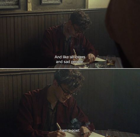 Anamorphosis and Isolate — ― Kill Your Darlings (2013) Allen: And like all... Kill Your Darlings Quotes, Kill Your Darlings, Cinema Quotes, Dane Dehaan, Allen Ginsberg, Septième Art, Jack Kerouac, Movie Lines, Film Quotes