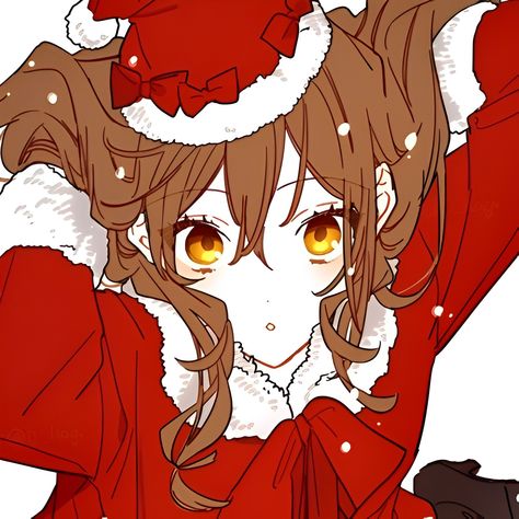 // horimiya Kyouko Hori, Girls Pfp, Matching Anime, Karakter Disney, Anime Christmas, Holiday Icon, Christmas Icons, Cute Anime Profile Pictures, Neon Art