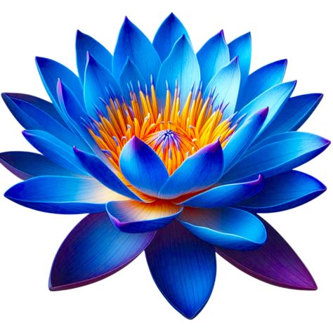 Lotus Flower Template, Blue Flower Png, Lotus Image, Watercolor Lotus, Digital Decorations, Blue Lotus Flower, Flower 3d, Png Free Download, Awesome Tattoos