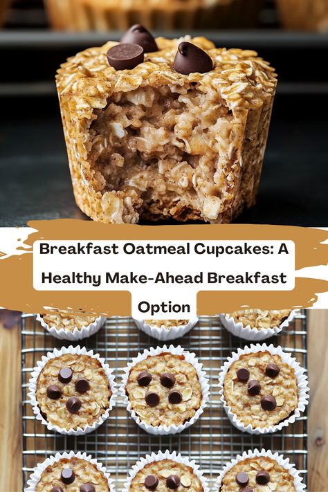 Start your mornings right with these healthy Breakfast Oatmeal Cupcakes! Perfect for meal prep, they’re easy to make, customizable with your favorite add-ins, and freezer-friendly for busy days. A delicious, grab-and-go breakfast option everyone will love. Pin this recipe for a wholesome start to your day! Healthy Breakfast Oatmeal, Oatmeal Cupcakes, Healthy Make Ahead Breakfast, Healthy Oatmeal Breakfast, Breakfast Oatmeal, Breakfast Brunch Ideas, Grab And Go Breakfast, Breakfast Easy, Oatmeal Breakfast