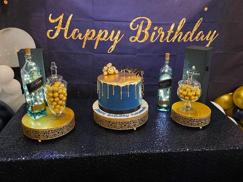 55 Birthday, 55th Birthday, Men Birthday, Birthday Idea, Blue Label, Man Birthday, Theme Party, Birthday Decorations, Party Themes