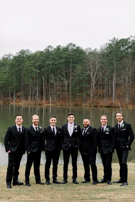 Groomsman Black Suits, Black Groomsman Suit, Groomsman Suits Black, Groomsman In Black, Groomsmen In Black Suits, Black Bridesmaid Dresses Tan Groomsmen, Groomsmen Attire Black, Black Groomsmen Suits, Beach Wedding Black